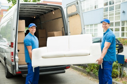 Man and van service loading furniture in Swiss Cottage