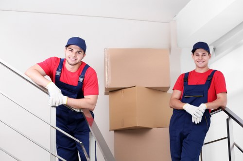 Office move preparation checklist and packing materials for Swiss Cottage businesses