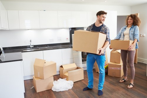 Packing and labeling for office removals in Swisscottage