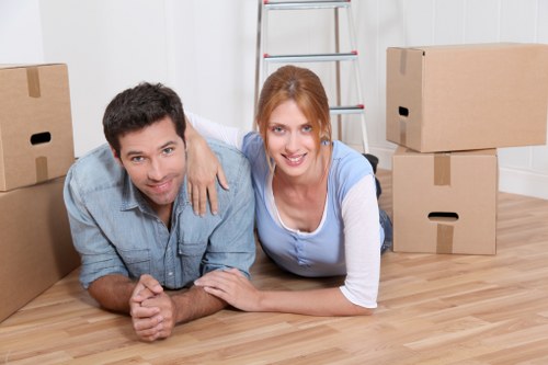 Office relocation service with desks and equipment in Swiss Cottage