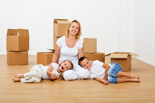Professional team loading unwanted furniture for removal