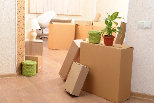 Local movers loading items from a flat near Swiss Cottage