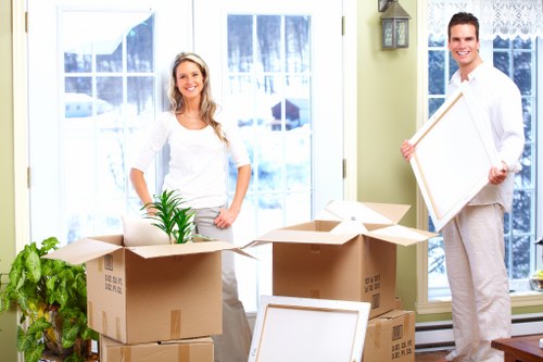 Protecting property during a careful man and van move