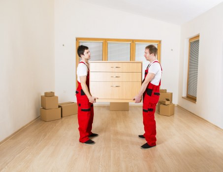 Example of a small flat move in Swiss Cottage near busy streets